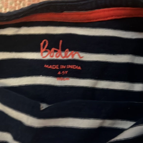 Boden Navy Striped Top - Picture 2 of 6